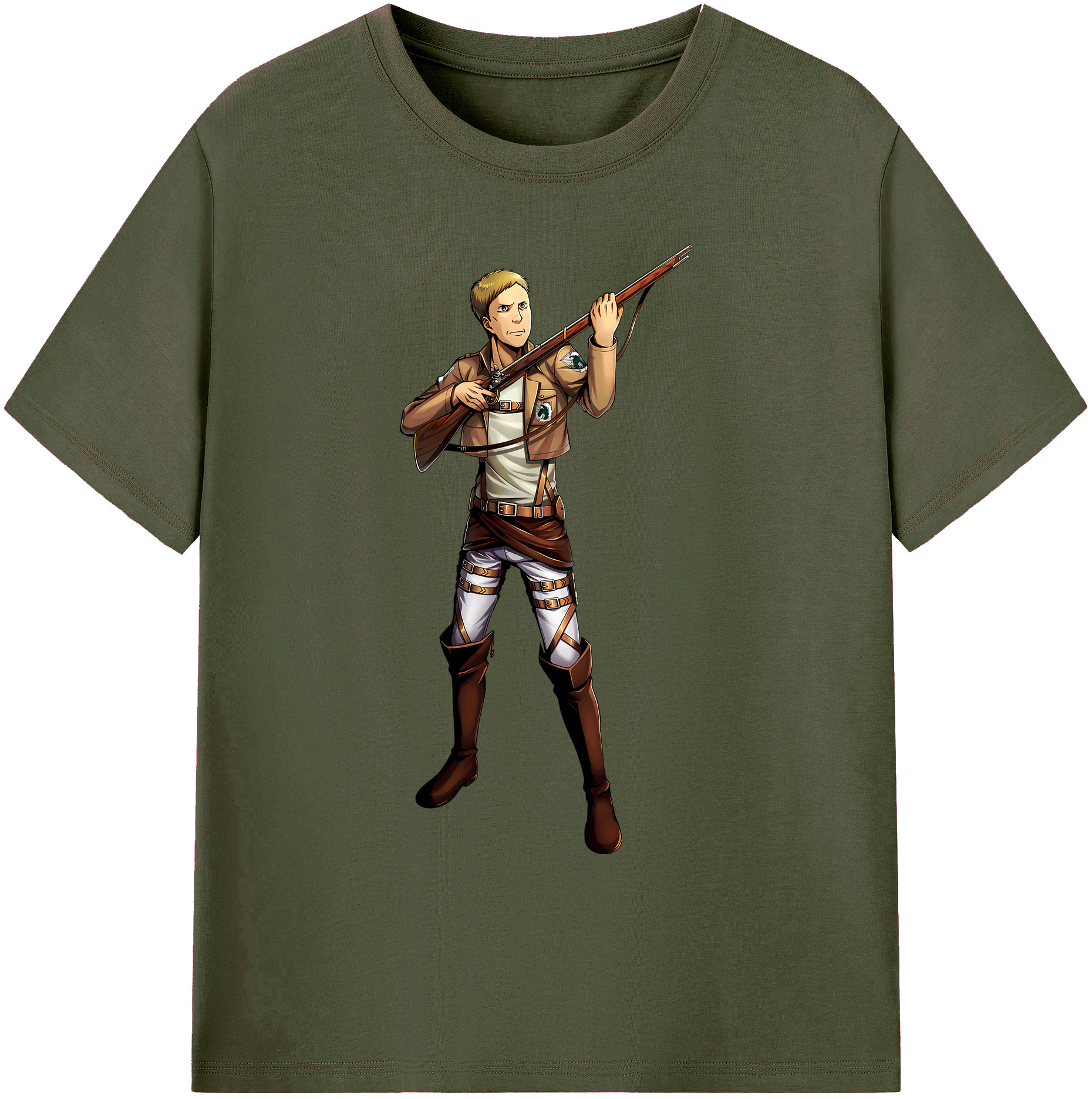 （画像用） 進撃の巨人 Attack on Titan 綿100％ メンズ半袖Tシャツ｜肌触りやわらか＆通気性